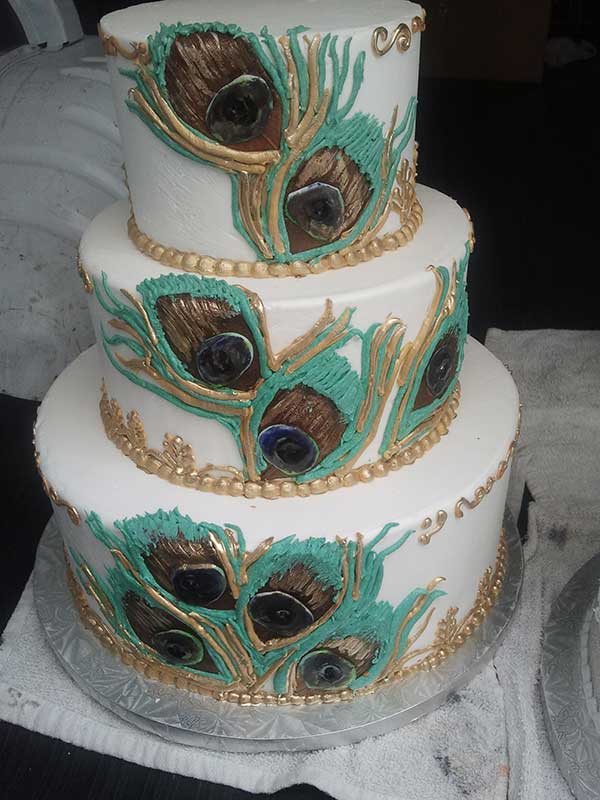 Fondant Weddings Cakes